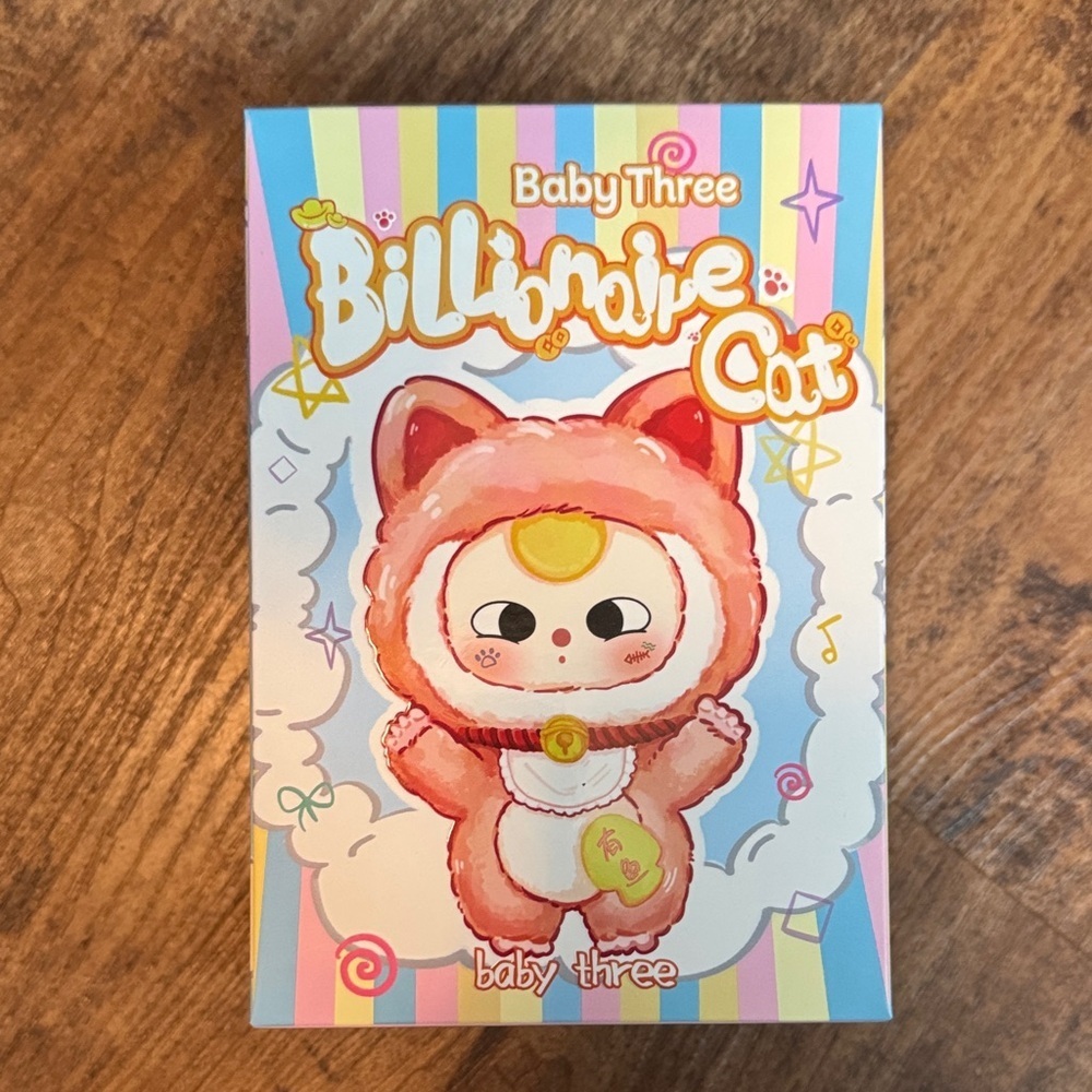 Baby Three Billionaire Cat Figure blind box 🆕